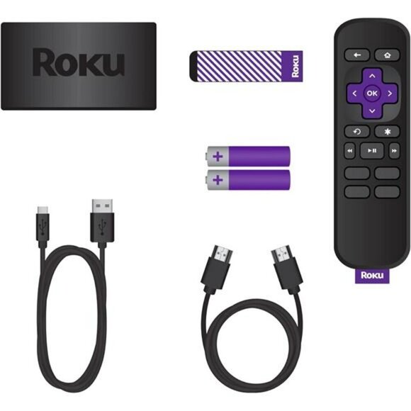 HD Roku Streaming Device with Standard Remote (no TV controls), Free & Live TV - Picture 4 of 7
